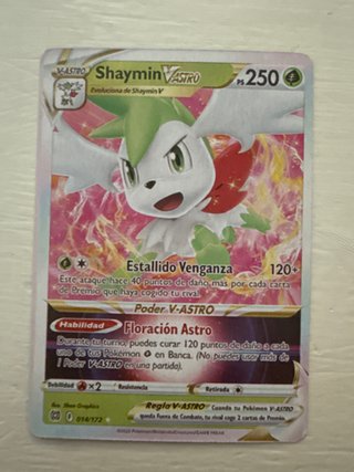 Carta Pokémon V-ASTRO Shaymin 014/172