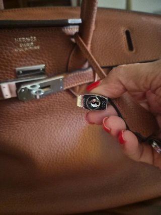 Bolso Hermes Marrón Piel