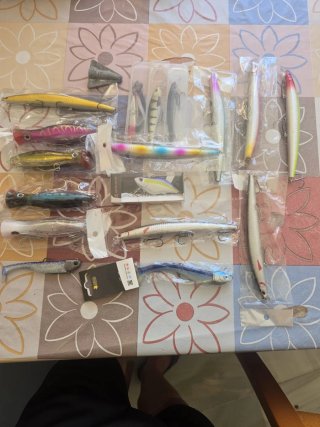 Señuelos de pesca variados