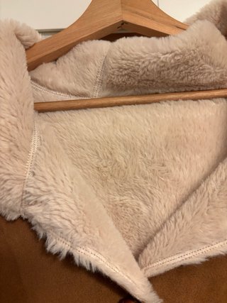 Abrigo reversible de ante y borreguito