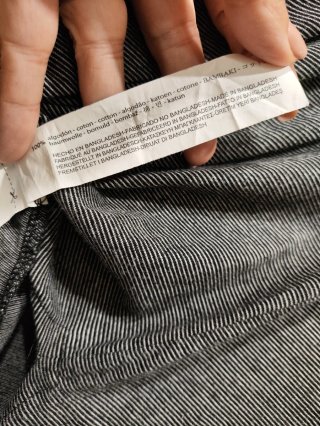 Vestido largo Zara cuello alto rayas