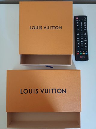 2 Cajas Louis Vuitton Beige/Naranja originales