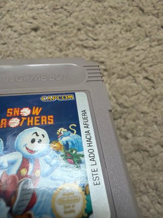 PAL ESP Snow Brothers Game Boy
