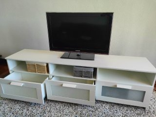 Mueble TV IKEA BRIMNES Blanco