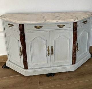 Mueble recibidor vintage mármol