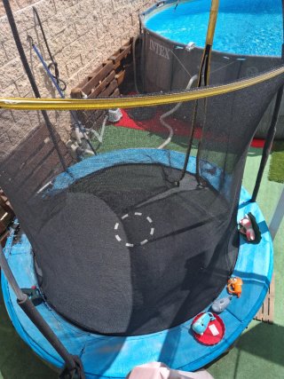 Colchoneta elástica para trampolín