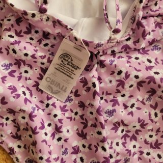 Bañador floral morado talla 36