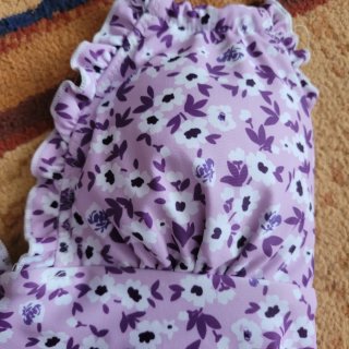 Bañador floral morado talla 36