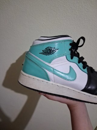 Scarpe Jordan Mid Teal White