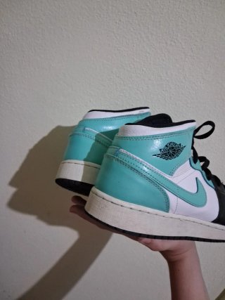Scarpe Jordan Mid Teal White