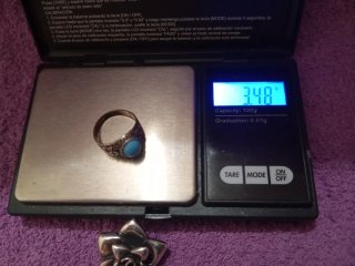 Colgante Flor Plata y Anillo Plata Ley 925