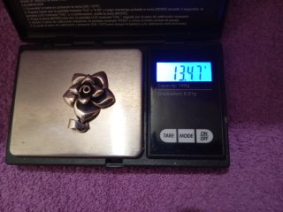 Colgante Flor Plata y Anillo Plata Ley 925