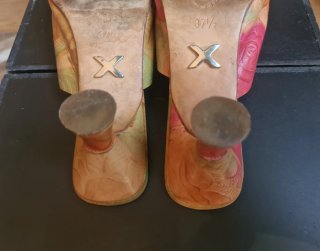 Mules /Zuecos MUXART piel labrada estampada T 37.5