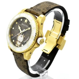 Reloj Gucci Dorado y Marrón
