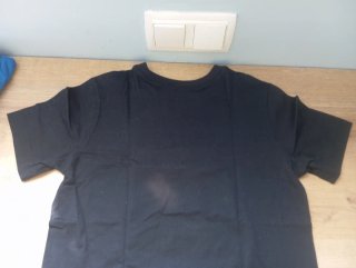 Camiseta Adidas Negra Talla M 11-12 años (152 cm)