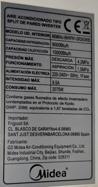 Aire Acondicionado Midea Multisplit Completo