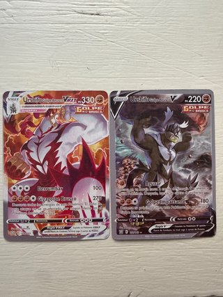 Pack 2 Cartas Pokémon Urshifu VMAX y V