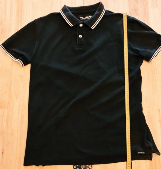 Polo Pull and Bear Negro Talla L