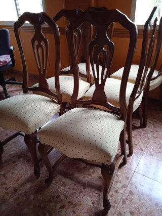Juego de 6 Sillas de Comedor