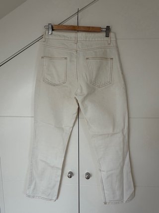 Pantalones vaqueros blancos Mango Talla 36
