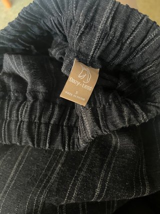 Conjunto rayas gris y negro