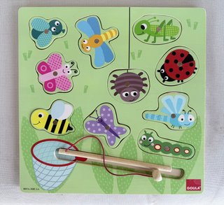 Set de 2 Puzzles Magnéticos Goula: Pesca y Bichos