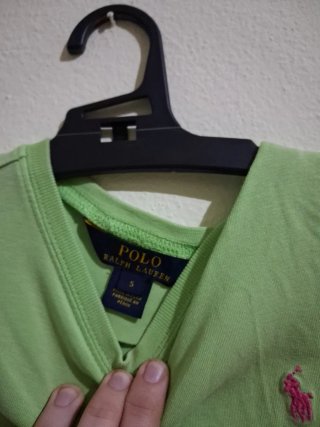 Maglietta Ralph Lauren bambina verde