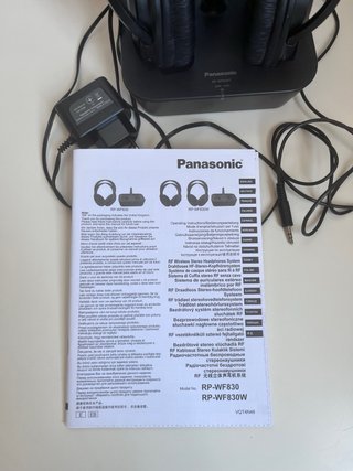 Auriculares Inalámbricos RF Panasonic Negros
