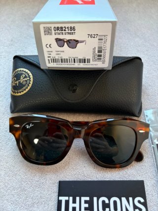 Gafas de Sol Ray-Ban State Street Tortoise/Grey 49