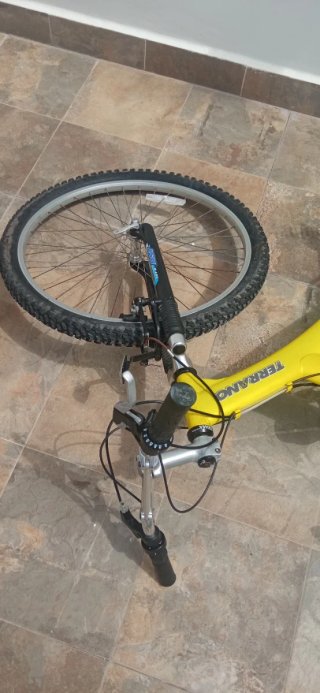 Bicicleta de Montaña Amarilla 26 pulgadas
