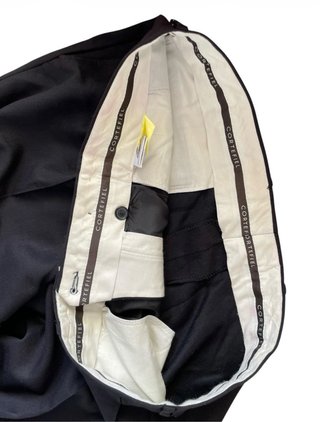 Pantalón Cortefiel Pinzas Talla 50 Negro
