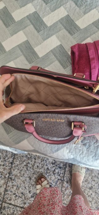 Bolso Michael Kors Marrón y Rosa