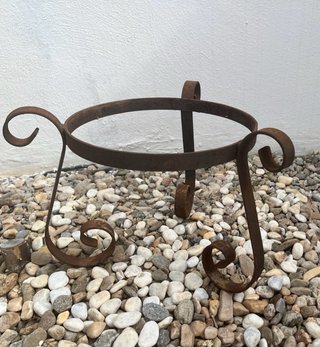 Soporte Hierro Forjado Maceta