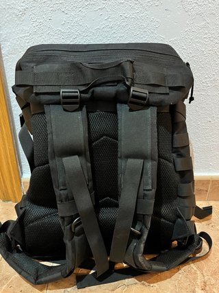 Mochila Táctica Negra MOLLE