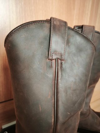 Botas de Piel Marrón Talla 36-37