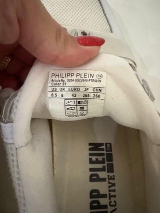 Zapatillas Philipp Plein Blancas Hombre