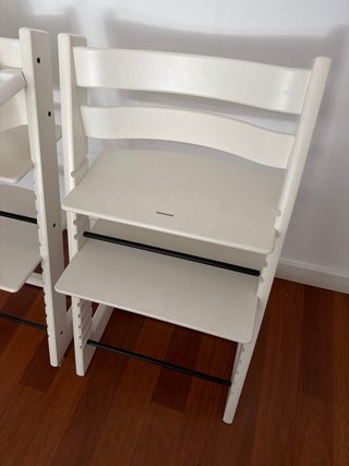 2 Tronas Stokke Tripp Trapp Blancas NUEVAS
