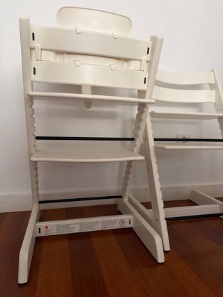 2 Tronas Stokke Tripp Trapp Blancas NUEVAS