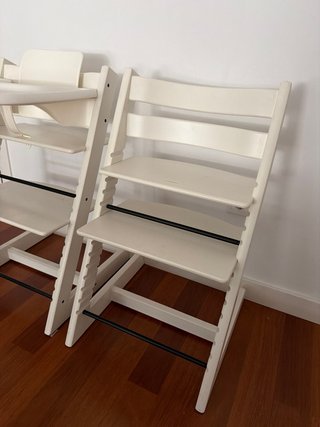 2 Tronas Stokke Tripp Trapp Blancas NUEVAS