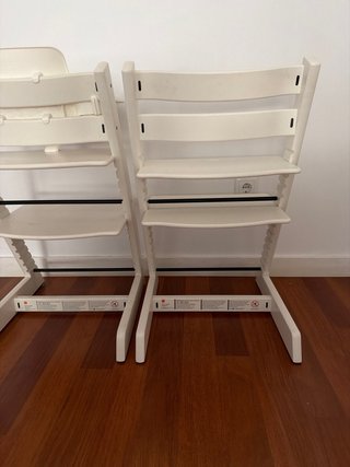 2 Tronas Stokke Tripp Trapp Blancas NUEVAS