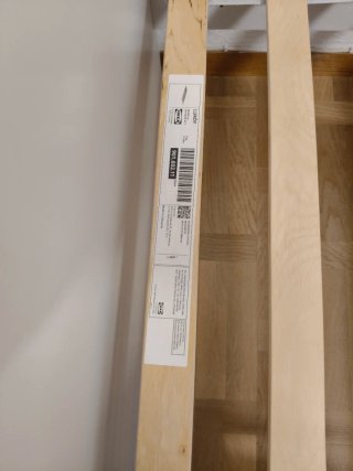 Somier Ikea Matrimonio con Cabezal Blanco