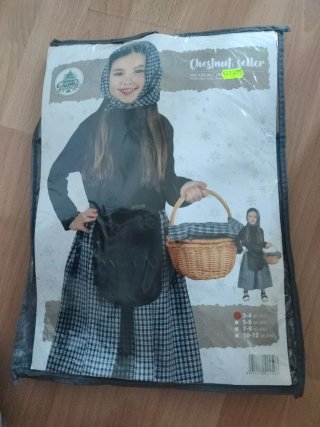 Disfraz Castañera Niña 3-4 Años