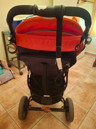 Carrito de paseo naranja