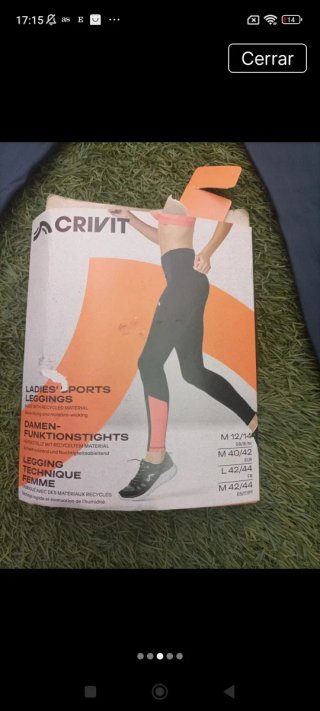 Mallas Running Crivit Mujer Talla M Nuevas