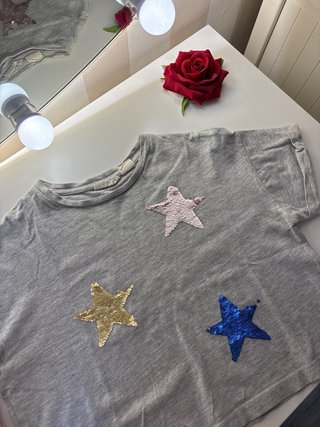 2 Camisetas Niña Mariposas Talla 9-10