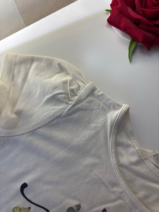 2 Camisetas Niña Mariposas Talla 9-10