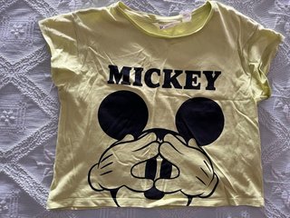 Camiseta Mickey Mouse verde