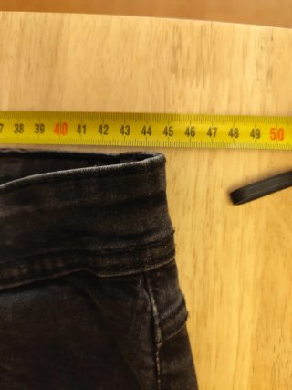 Pantalón vaquero negro Inside Talla XL