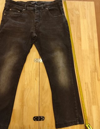Pantalón vaquero negro Inside Talla XL