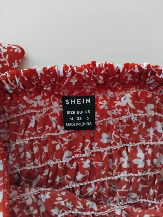 Vestito corto floreale Shein